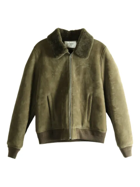 Saint Laurent shearling collar jacket