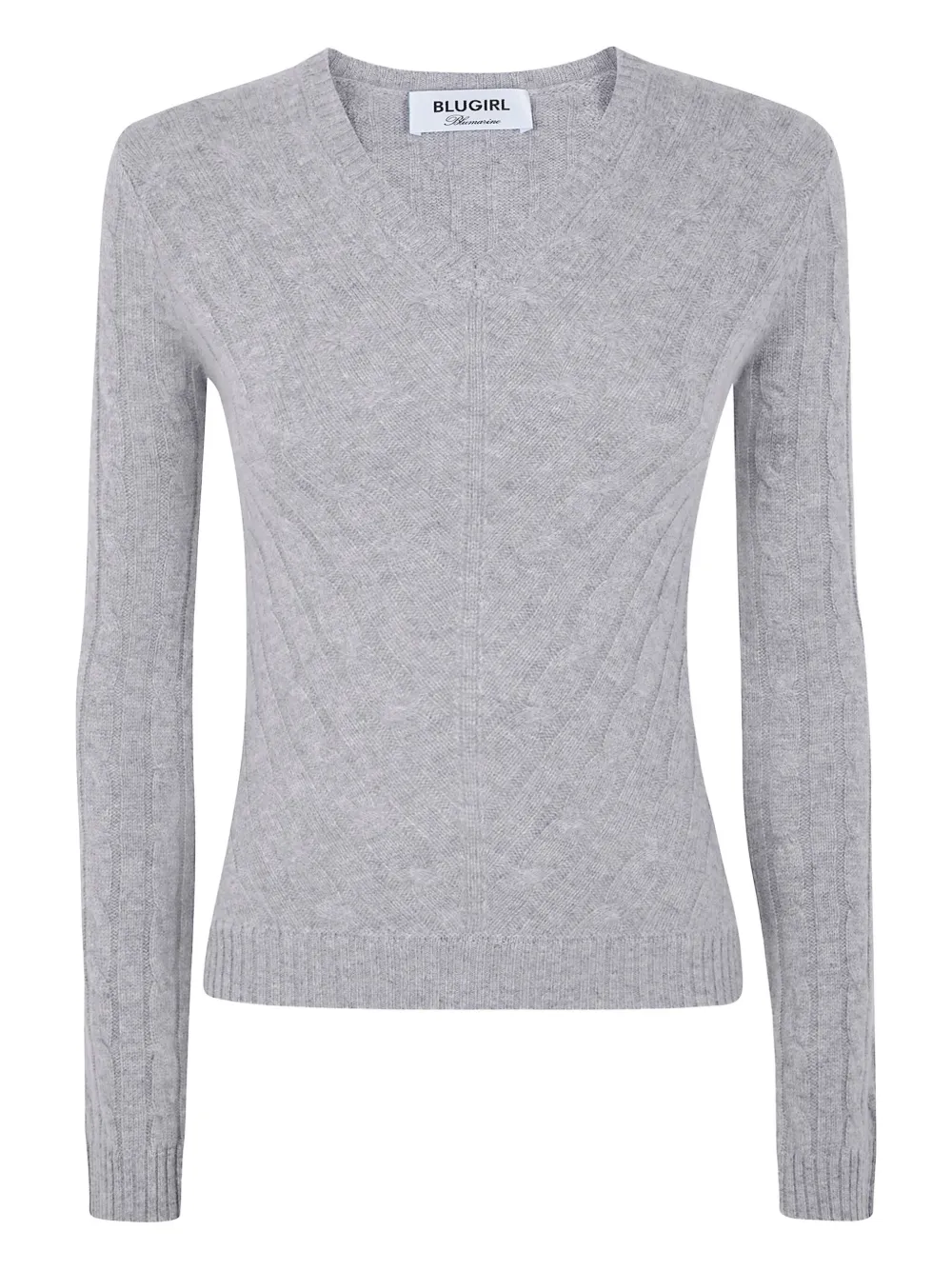 Blugirl knitted V-neck sweater | Grey | Image 1