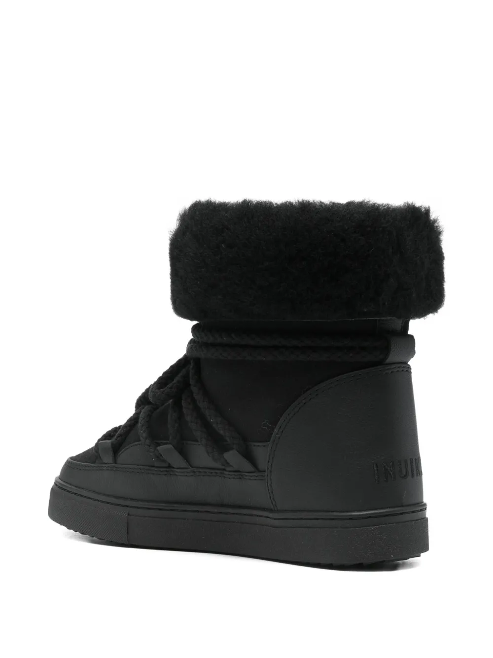 Inuikii Matilda leren sneakers Zwart