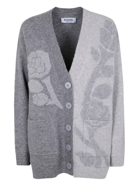 Blugirl rose-embellished cardigan