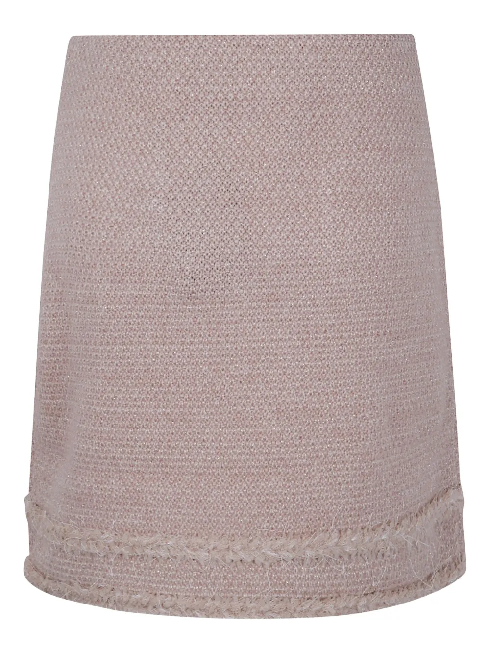 Blugirl Verfraaide tweed rok - Roze