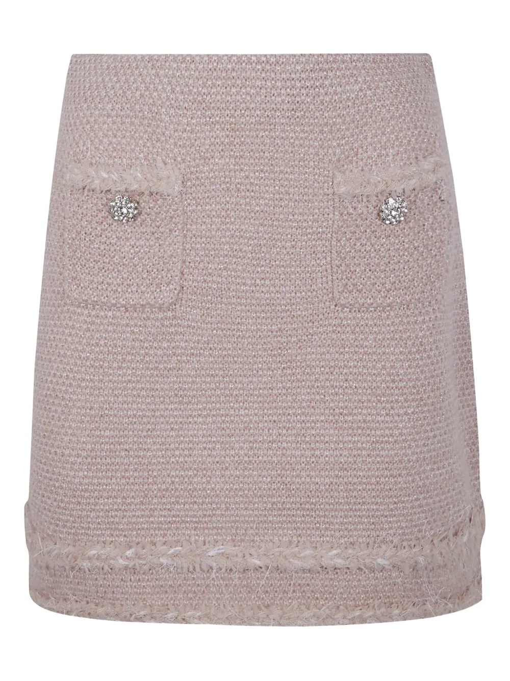 Blugirl embellished tweed skirt | Pink | Image 1