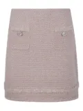 Blugirl embellished tweed skirt - Pink