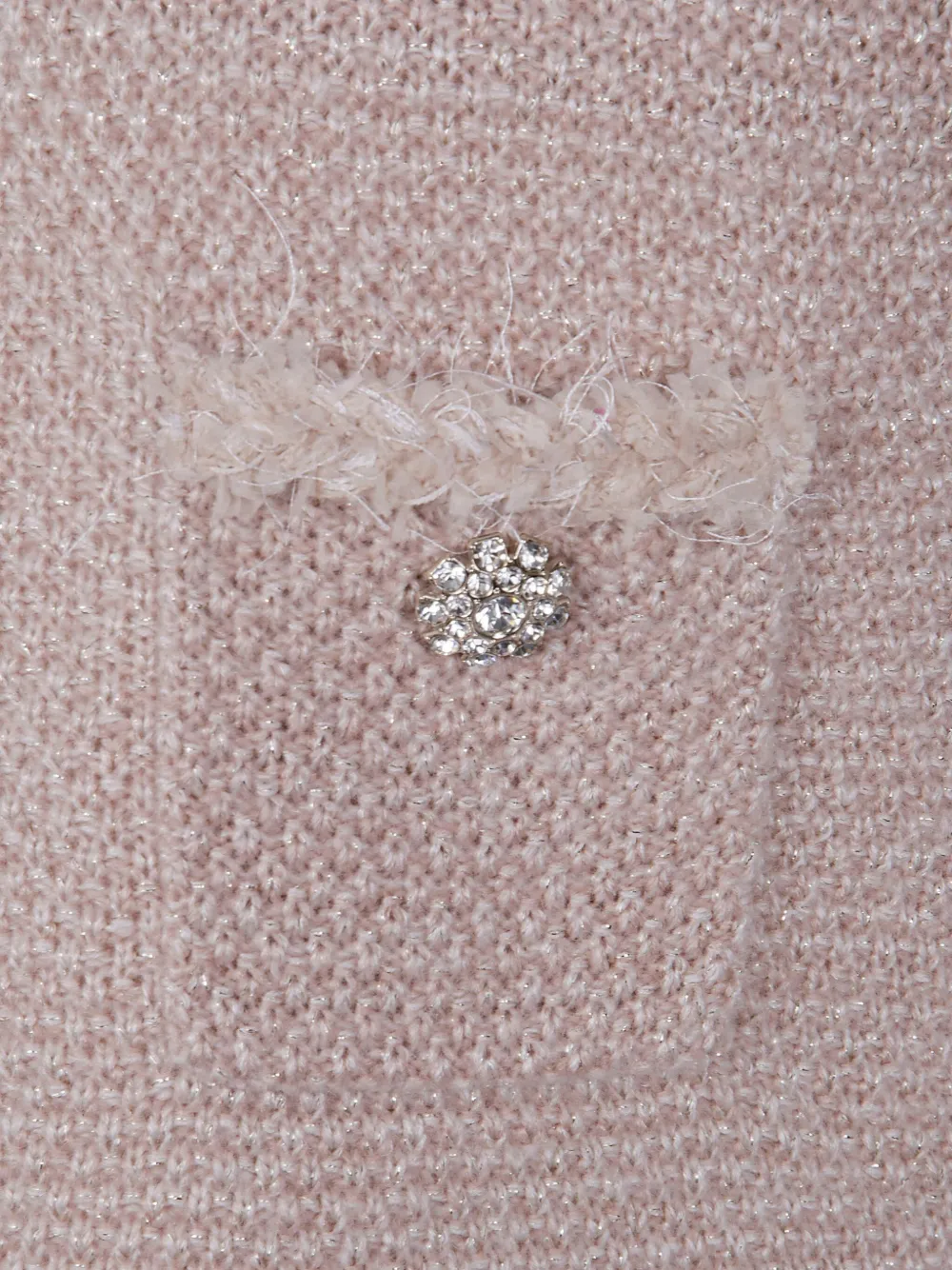 Blugirl Embellished Tweed Skirt In Pink