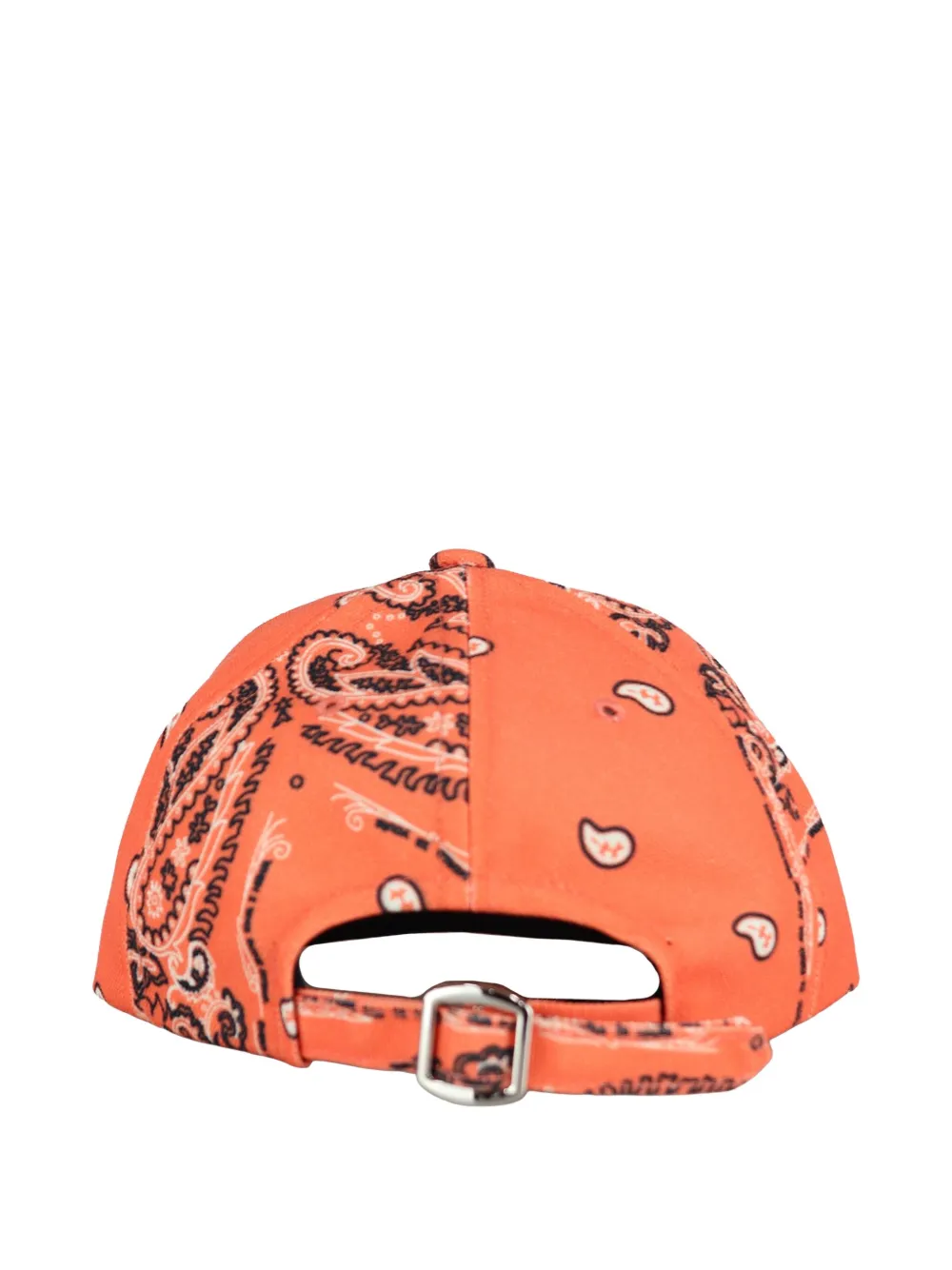 THE WORLD IS YOURS paisley-print cotton baseball cap - Oranje