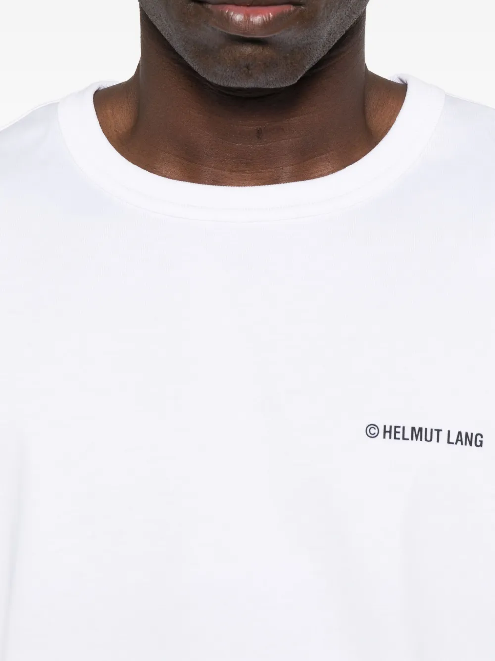 Helmut Lang T-shirt met logoprint Wit