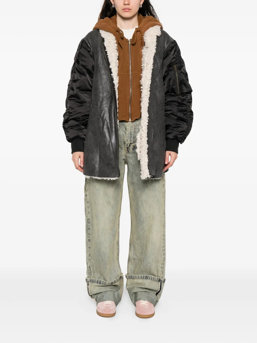 MARANT ÉTOILE metallic-effect bomber jacket | Varsity Jackets | Image 2