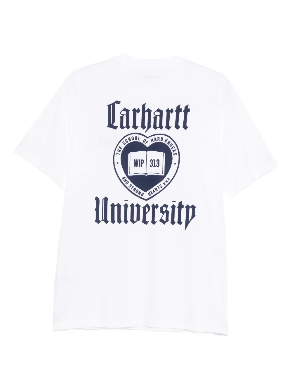 Carhartt Embroidered Logo T-shirt In White