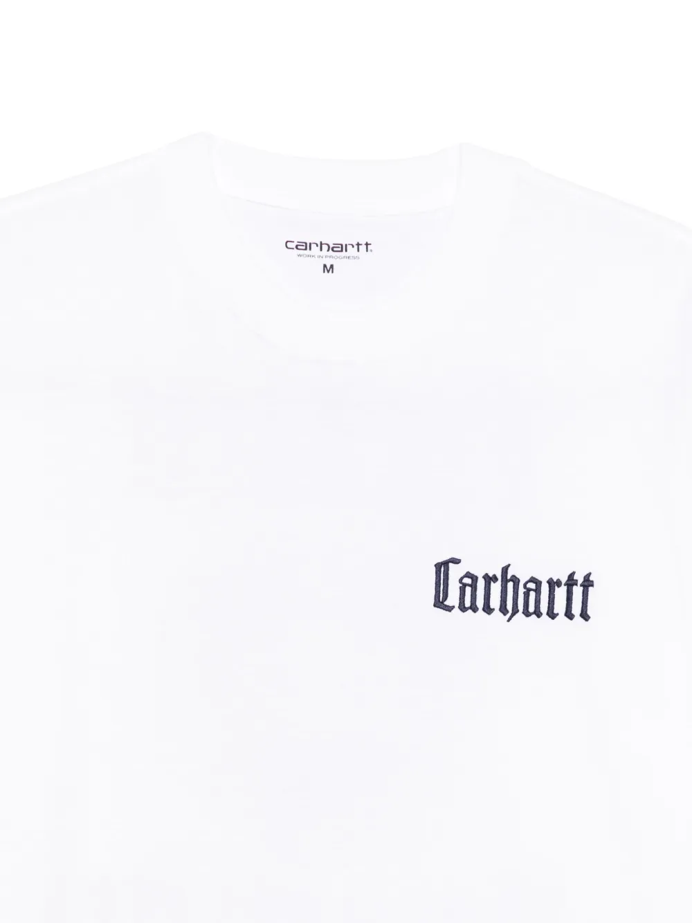 Carhartt WIP embroidered logo t-shirt Wit