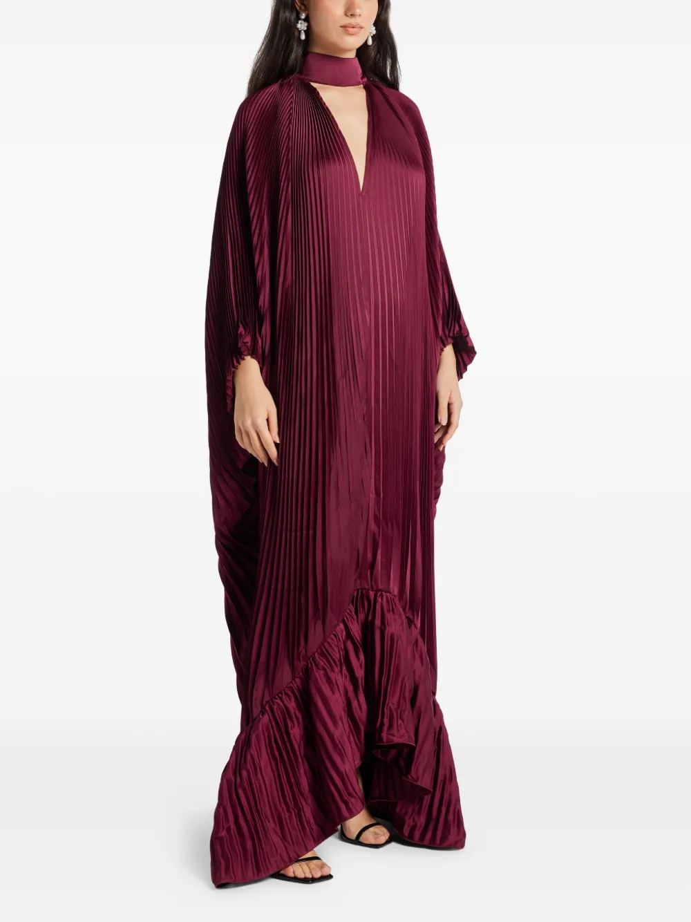 L'IDÉE  Empire pleated ruffled maxi dress | Evening Dresses | Image 2