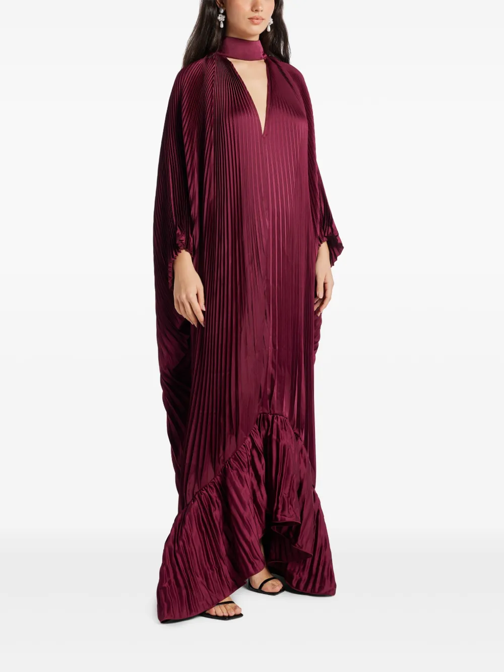 L'IDÉE  Empire pleated ruffled maxi dress | Evening Dresses | Image 2
