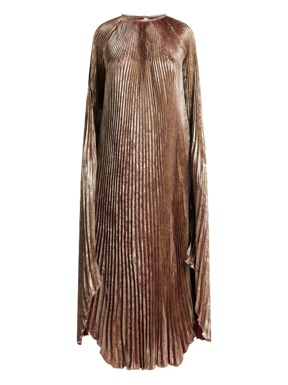 L'IDÉE Palais pleated maxi dress | Brown | Image 1