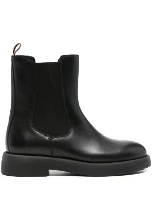 Tod's レザー アンクルブーツ | ブラック | FARFETCH JP