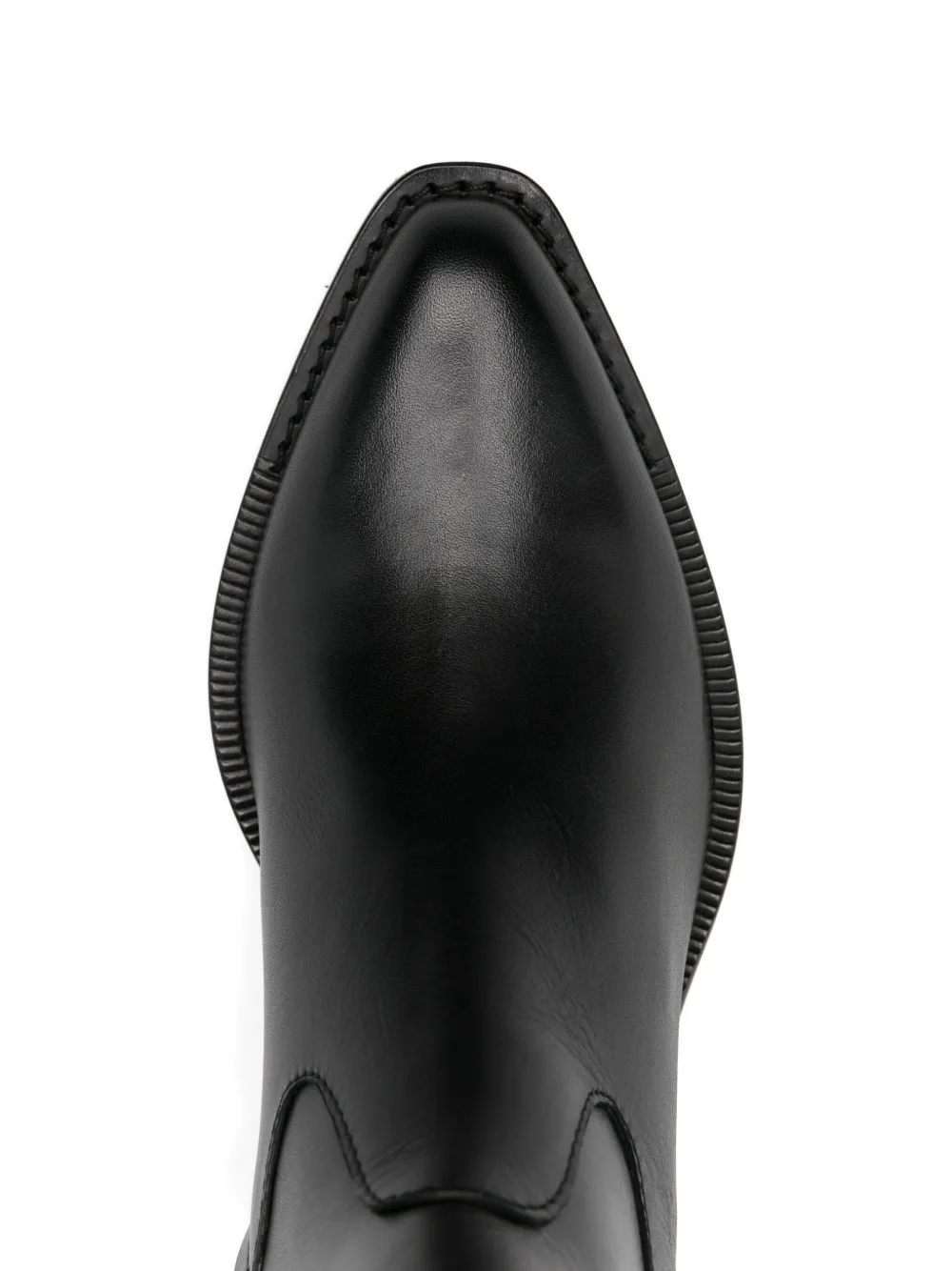 Henderson Baracco Leren enkellaarzen Zwart