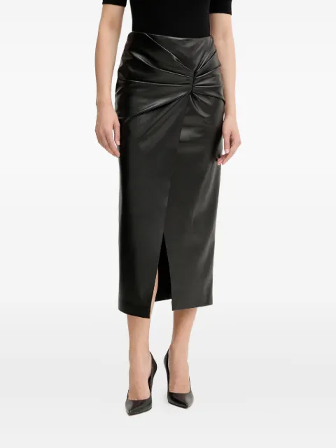 SIMONA CORSELLINI draped midi skirt