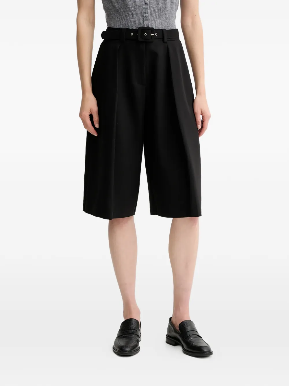 Belted Culottes Shorts