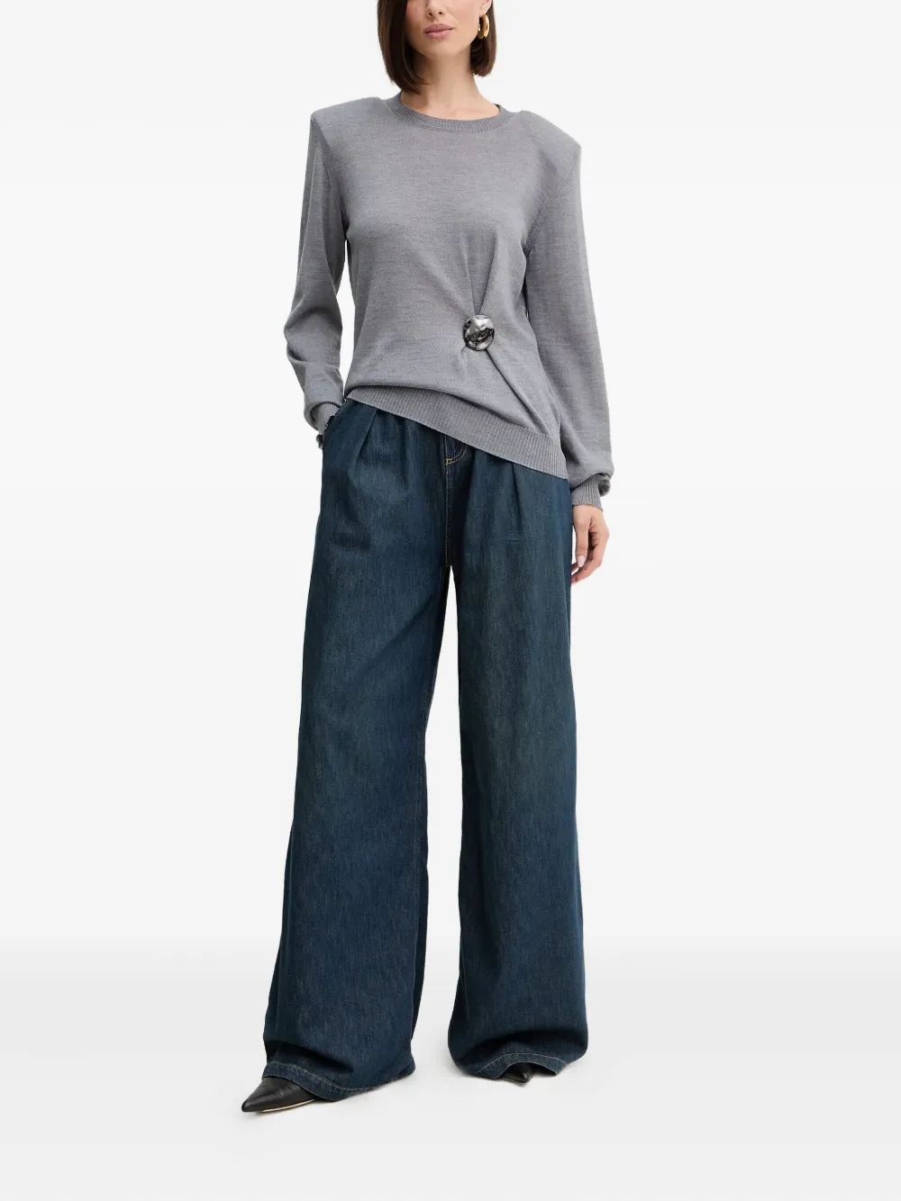 SIMONA CORSELLINI suéter con aplique | Suéteres | Image 2