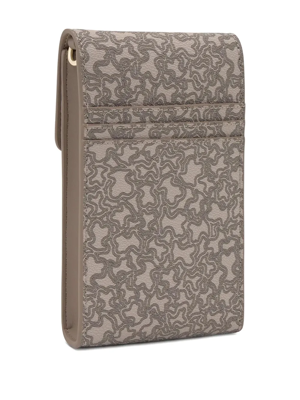 Tous Logo-pattern Shoulder Bag In Gray