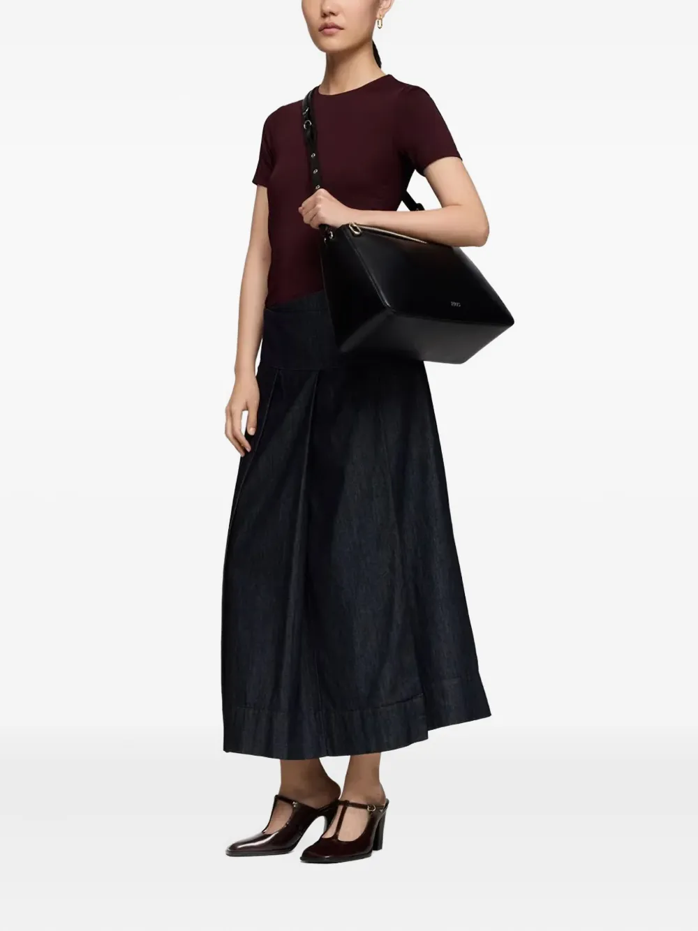 Tous City Shoulder Bag In Black