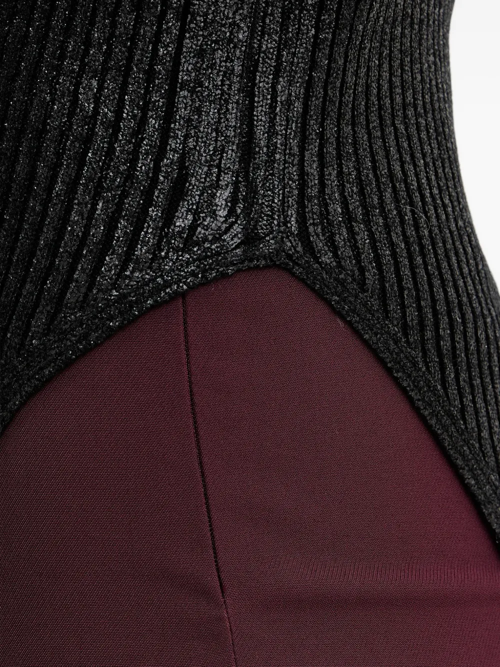 SIMONA CORSELLINI Off-shoulder trui met lange mouwen Zwart