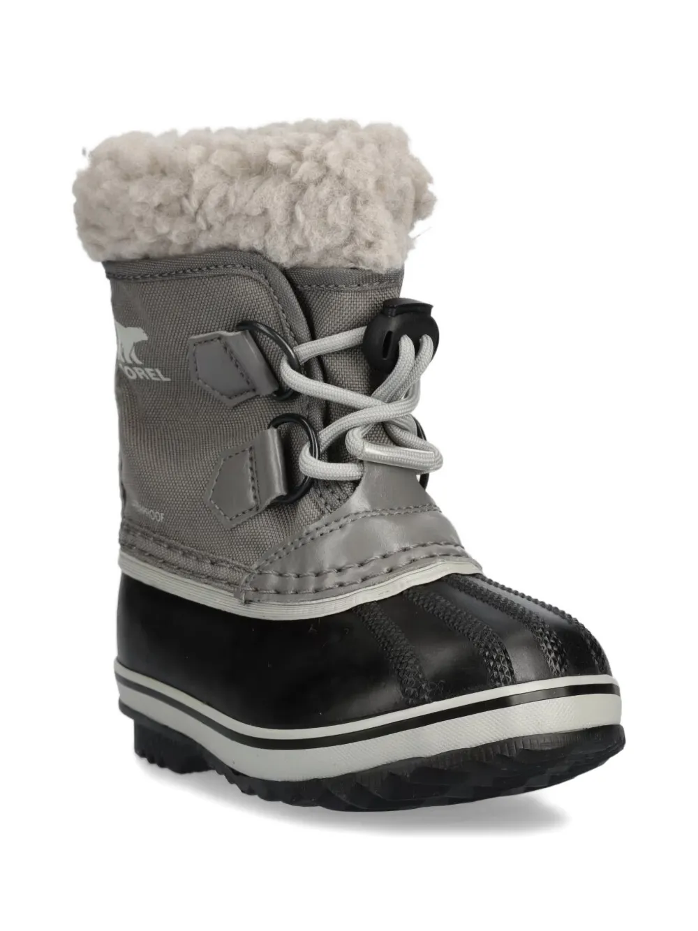 SOREL KIDS Stivali Yoot Pac con bordo in shearling - Grigio