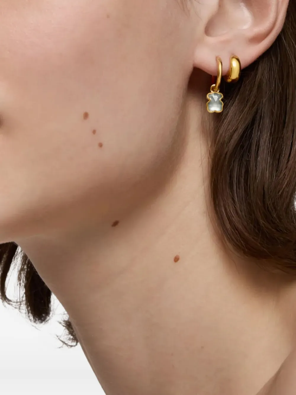 TOUS bear-motif earrings - Goud
