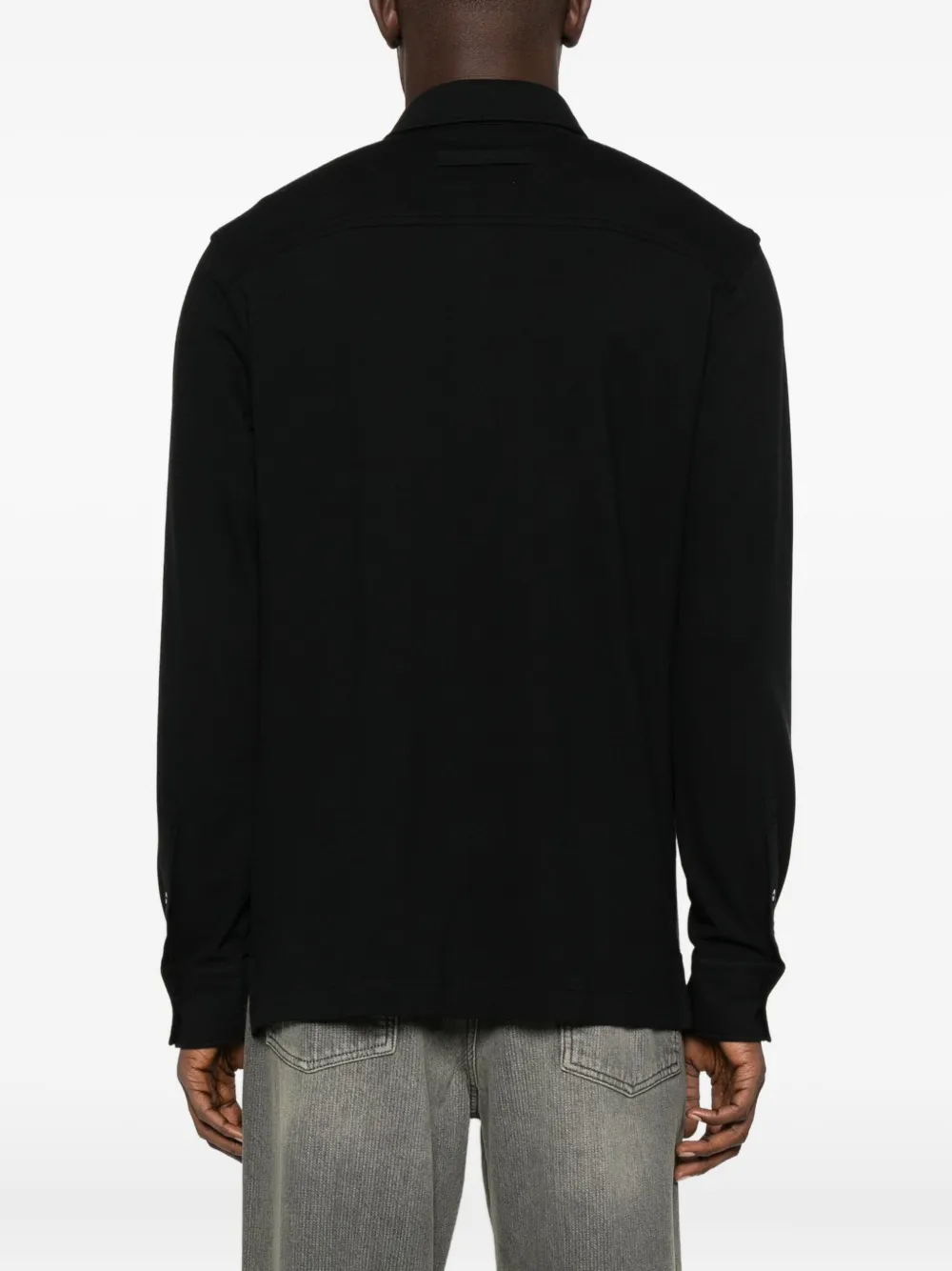 Zegna Poloshirt met lange mouwen Blauw