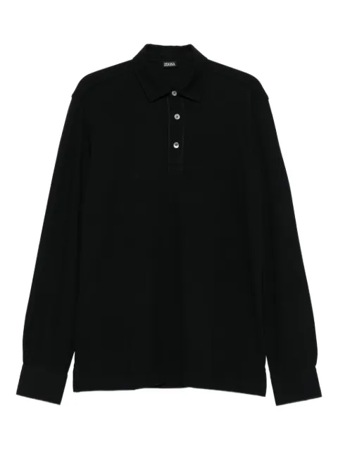 Zegna long-sleeve polo shirt