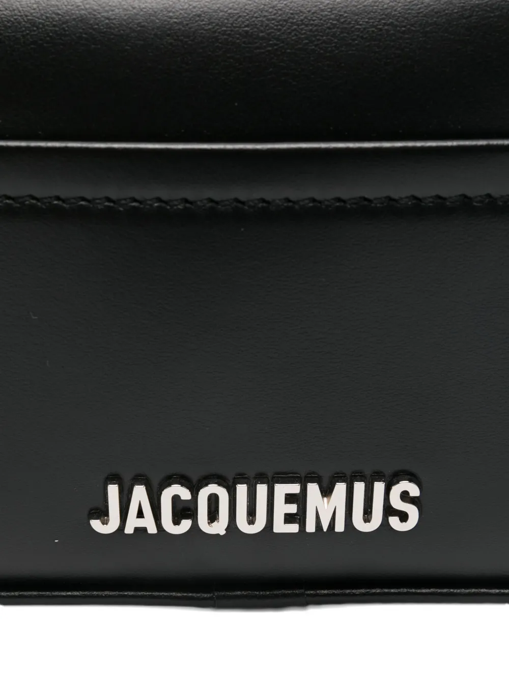 Jacquemus Rectangular Top Handle Shoulder Bag In Black