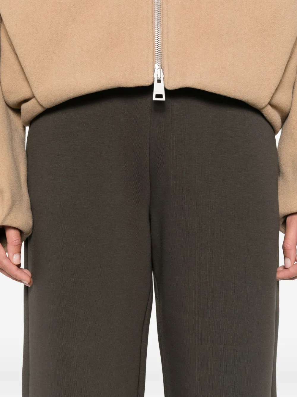 'S Max Mara Broek met elastische tailleband en zak Groen