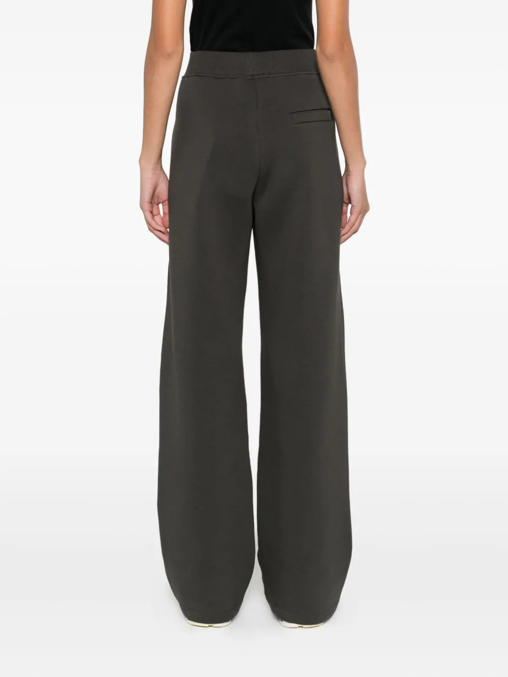 'S Max Mara Broek met elastische tailleband en zak Groen