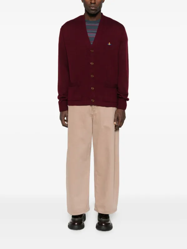 Vivienne Westwood パッチポケット カーディガン | レッド | FARFETCH JP