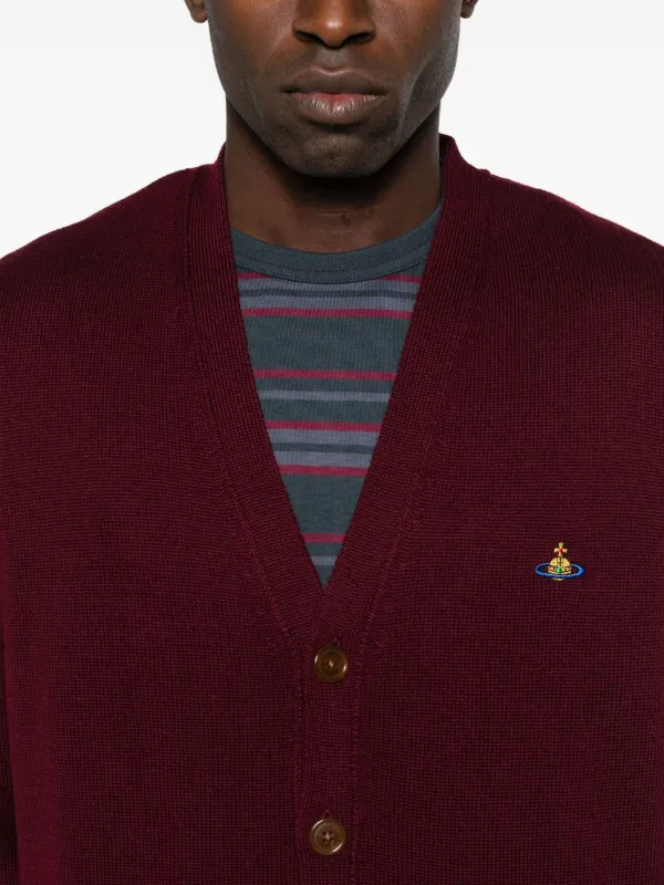 Vivienne Westwood パッチポケット カーディガン | レッド | FARFETCH JP