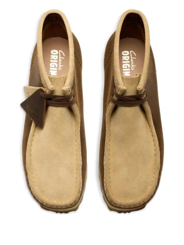 Clarks Originals lace-up suede-leather Desert Boots Brown