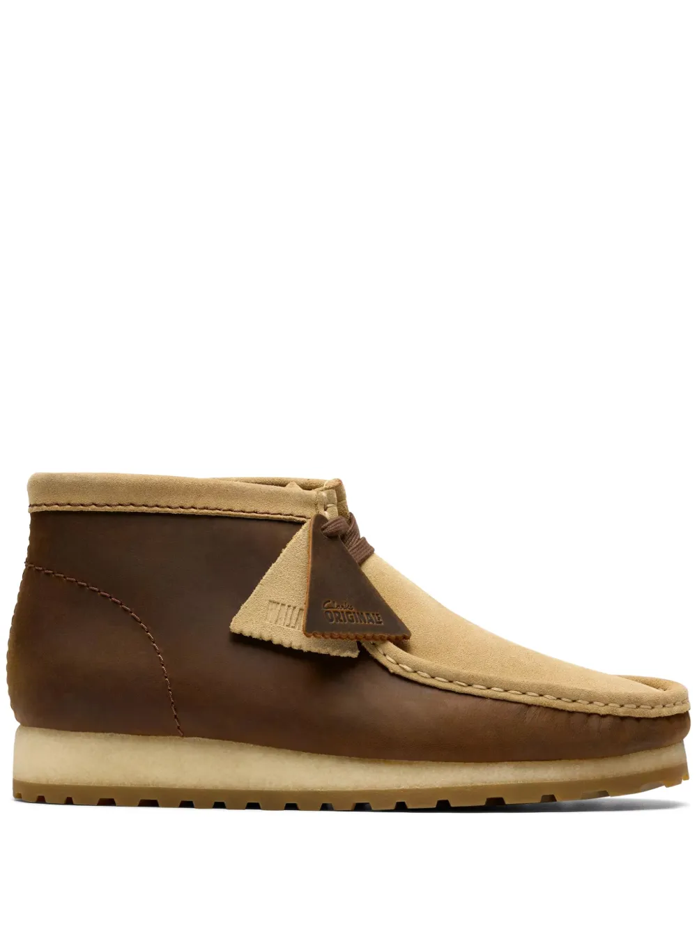Clarks Originals lace-up suede-leather desert boots Brown