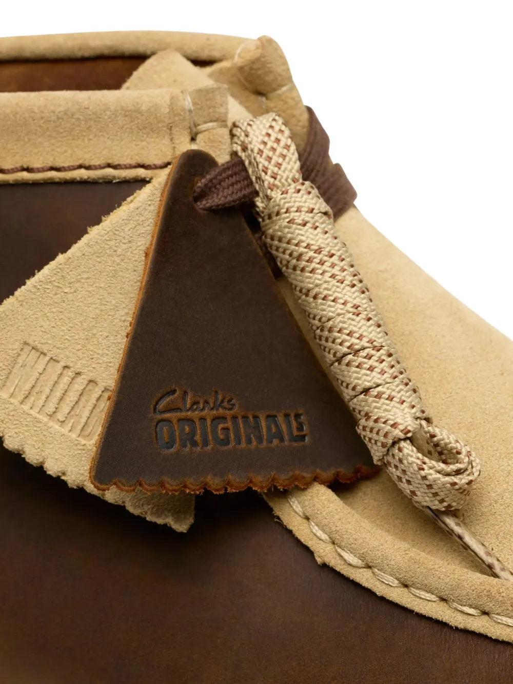 Clarks Originals lace-up suede-leather desert boots Brown