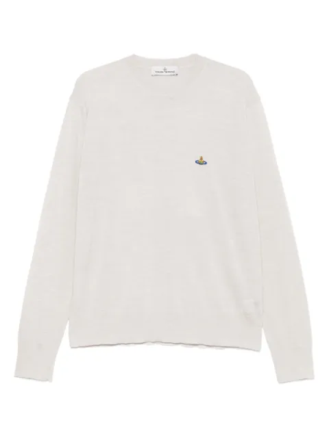 Vivienne Westwood orb-embellished crew-neck sweater