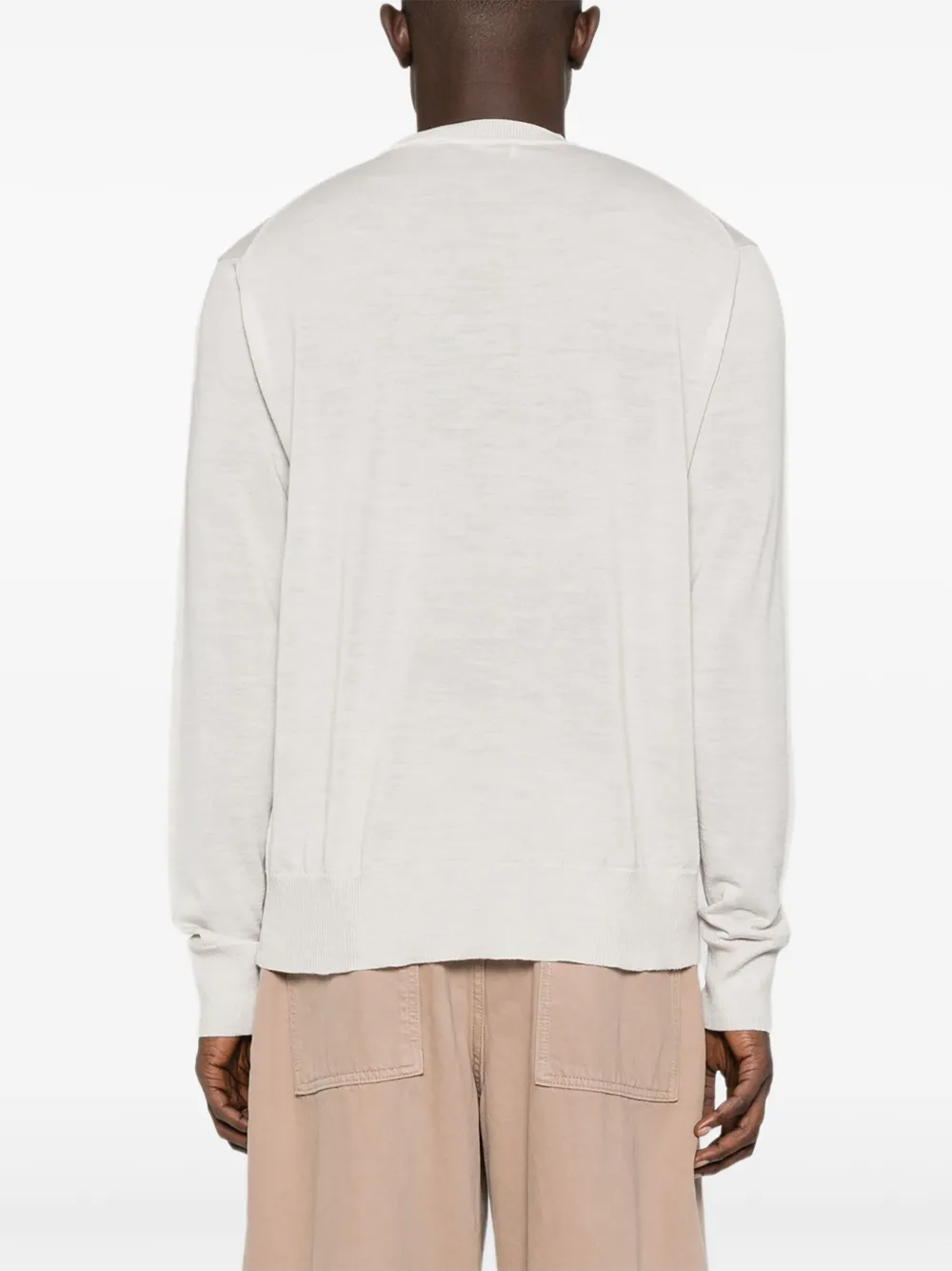 Vivienne Westwood Orb-embellished Crew-neck Sweater In Gray