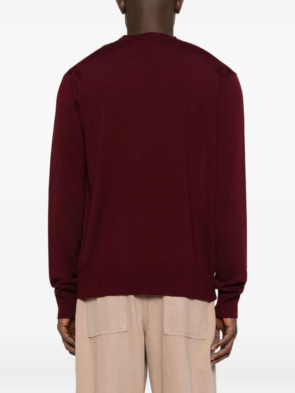 Vivienne Westwood Trui met ronde hals verfraaid met Orb-logo Rood