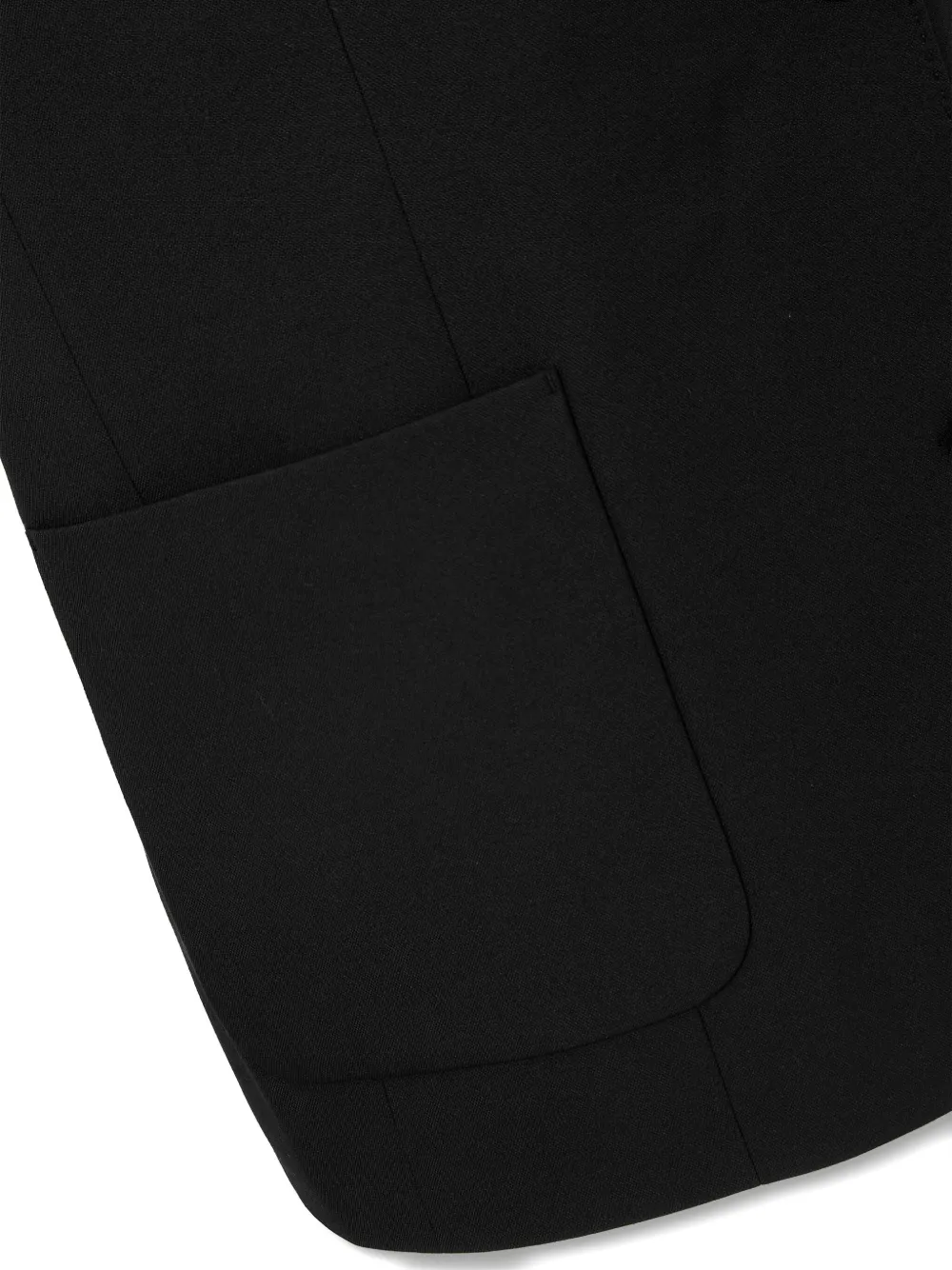 Studio Tomboy Patch-pocket Jacket In Black