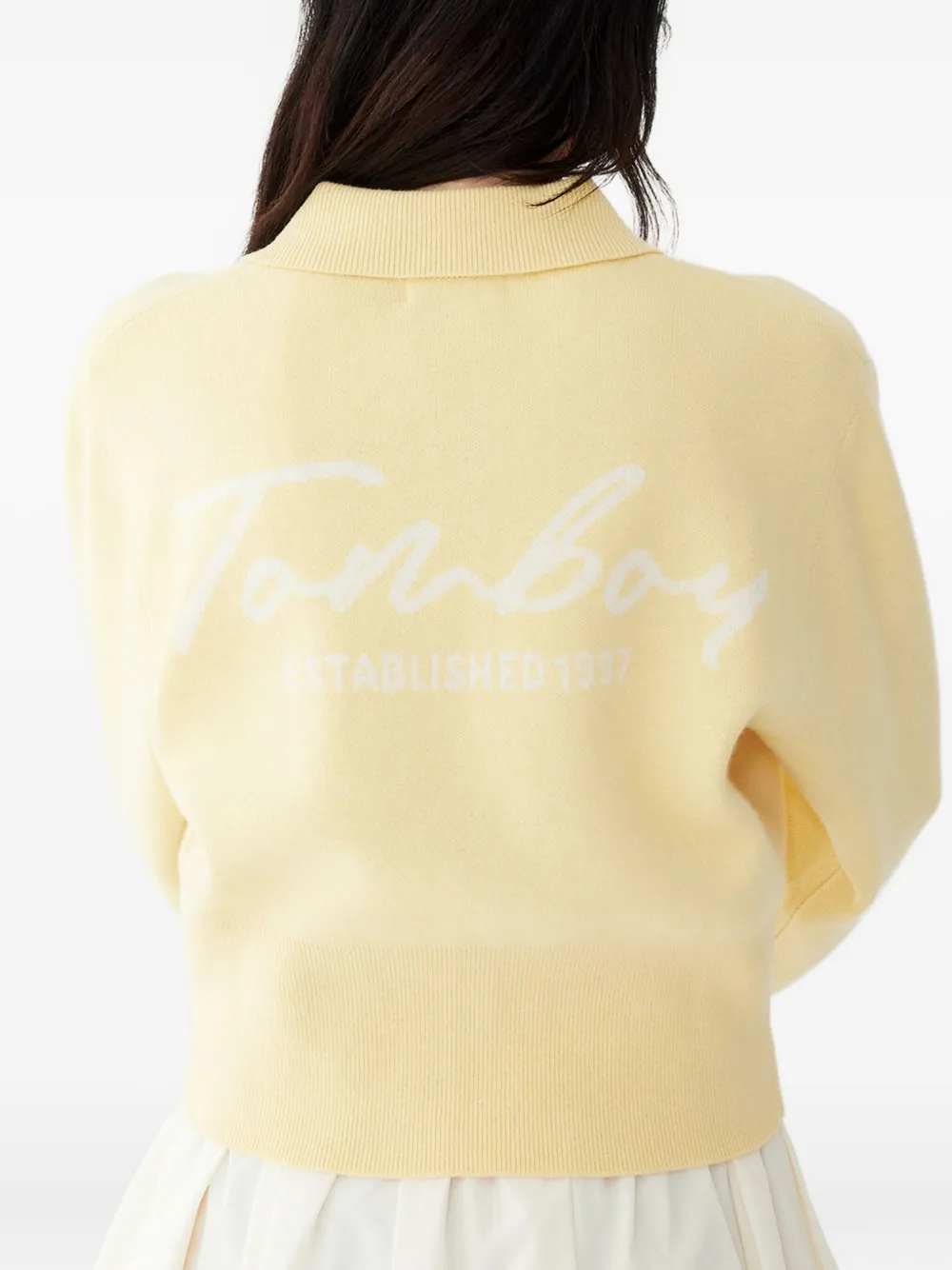 STUDIO TOMBOY zip-front polo-collar cardigan | Cardigans | Image 2