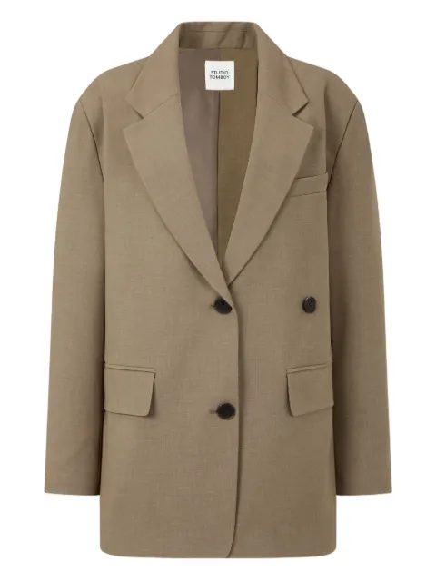 STUDIO TOMBOY jeansjacka med knäppning