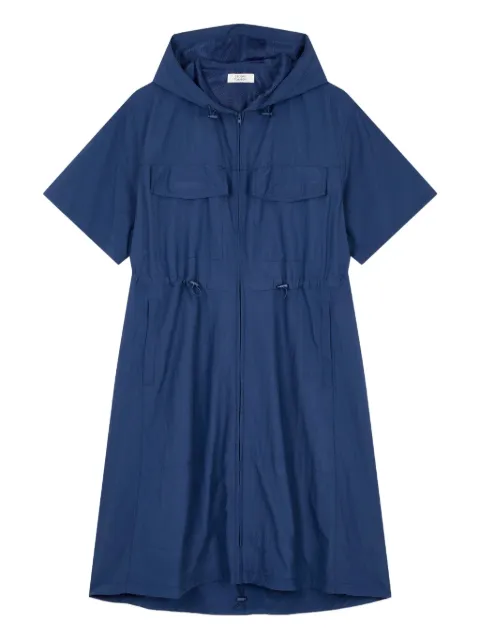 TOMBOY hooded short-sleeve mini dress