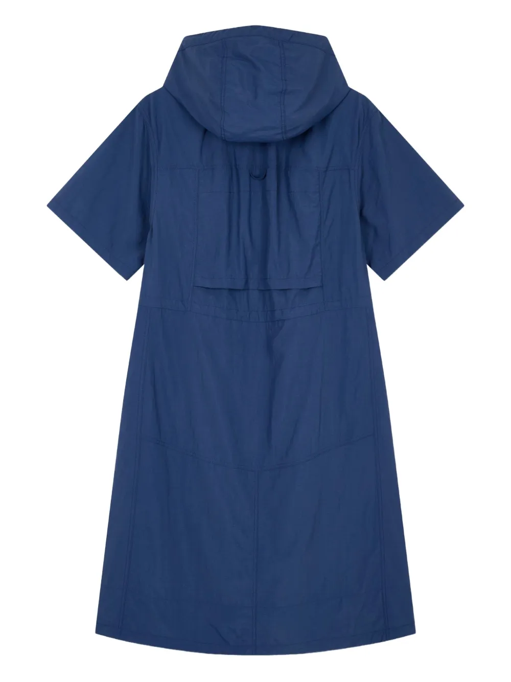 STUDIO TOMBOY Mini-jurk met korte mouwen en capuchon - Blauw