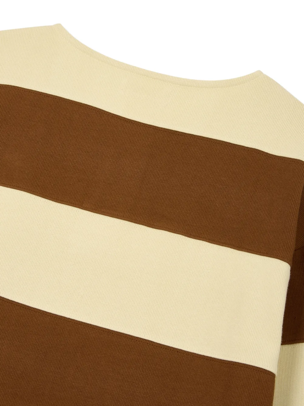 Studio Tomboy Rugby Stripe T-shirt In Brown