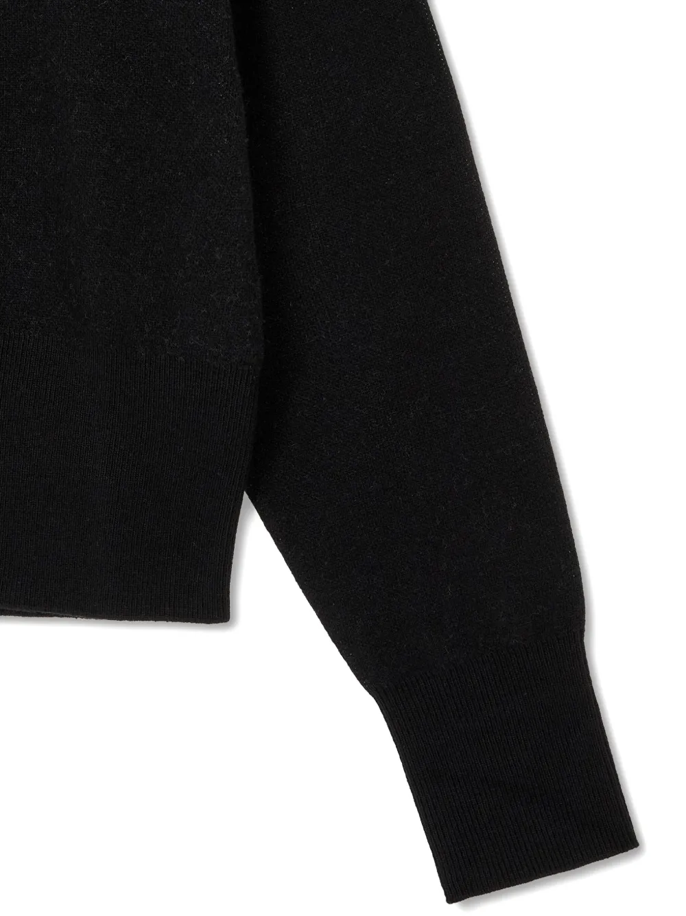 STUDIO TOMBOY Vest met rits en logodetail Zwart