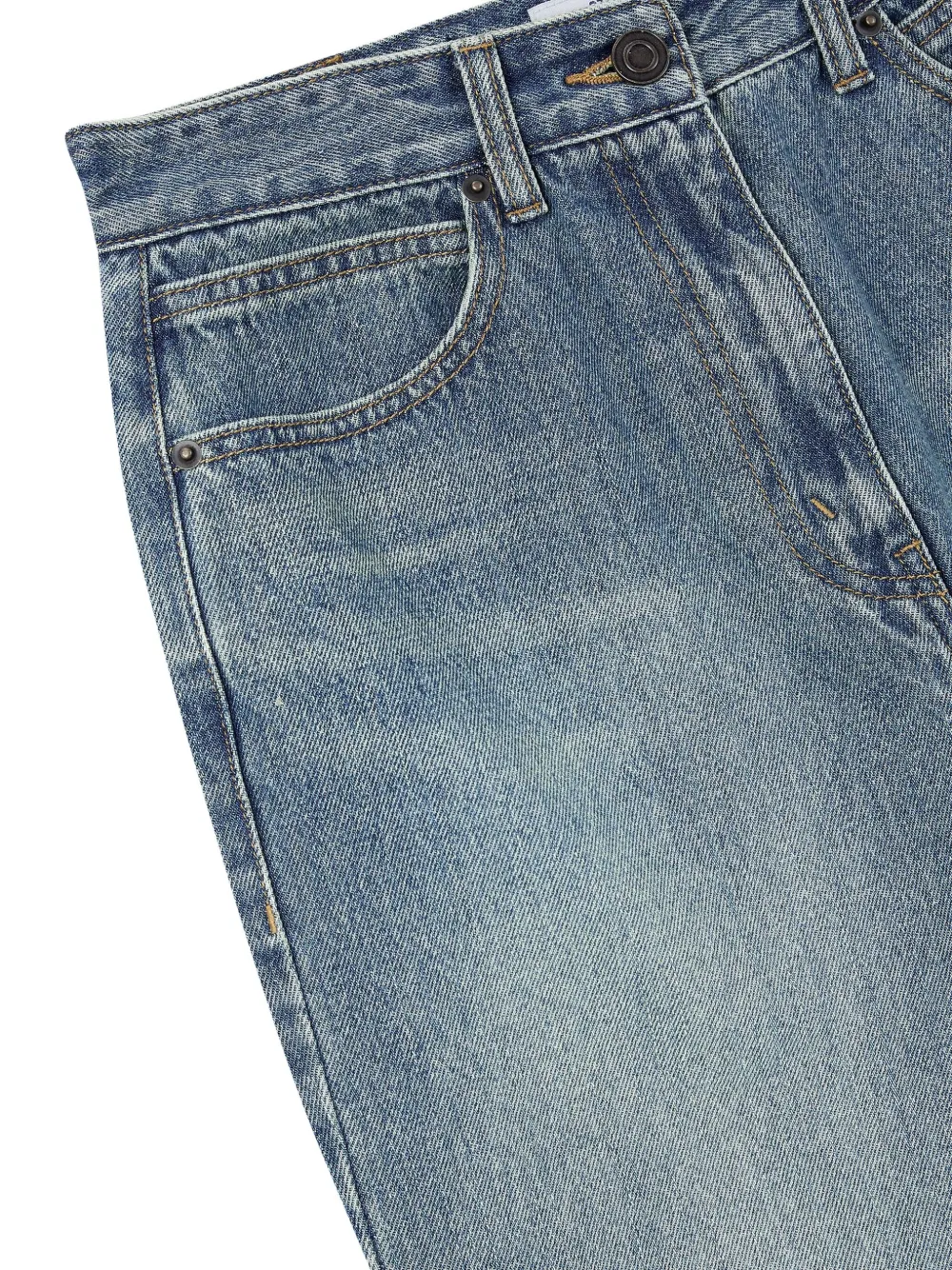 STUDIO TOMBOY Jeans met vijf zakken Blauw