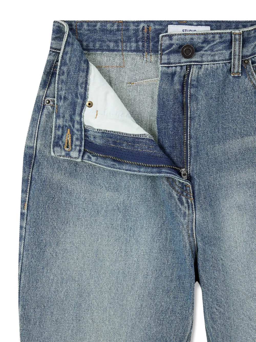 STUDIO TOMBOY Jeans met vijf zakken Blauw
