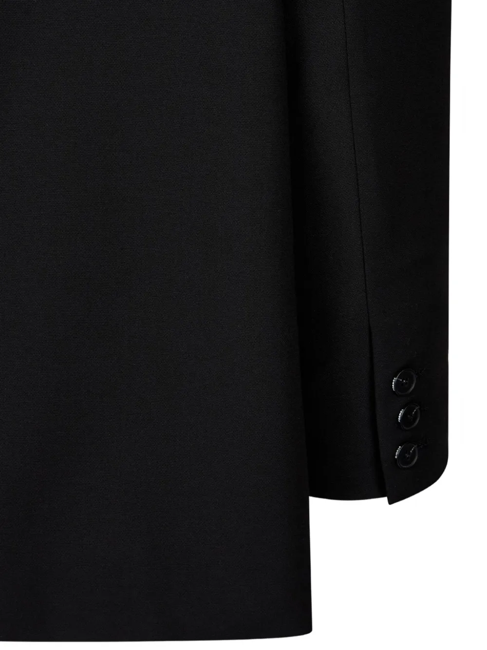 Studio Tomboy Vent-detail Button-fastening Jacket In Black