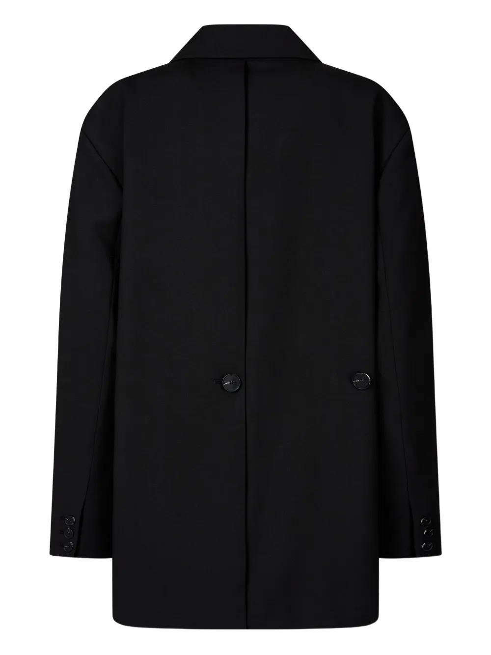Studio Tomboy Vent-detail Button-fastening Jacket In Black
